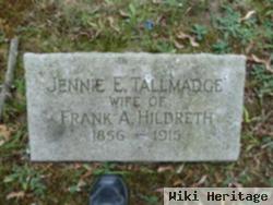 Jennie E Tallmadge Hildreth