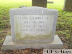 Louis Singleton Lowry, Sr