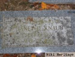 Janet D Knaub