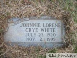 Johnnie Lorene Crye White