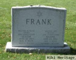 Dr Lester Frank