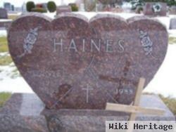 Daniel Berdette "barney" Haines