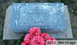 Carolyn "gussie" Harpole Davidson