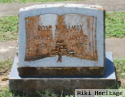 Rose E. Kelly Hamby