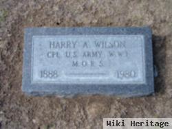 Harry A. Wilson