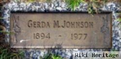 Gerda M Johnson