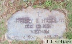 Henry L. Hicks, Iii