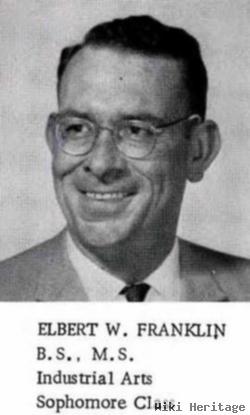 Elbert Wiley Franklin, Jr