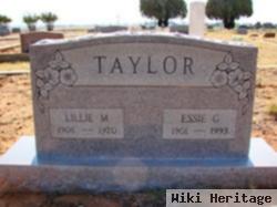 Lillie M Taylor