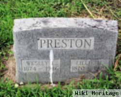 Wesley Ervin Preston