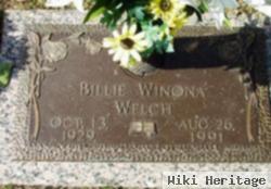 Billie Winona Sisson Welch