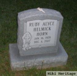 Ruby Alyce Helmick Horn