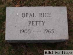 Opal Rice Petty