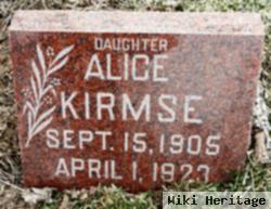 Alice Kirmse