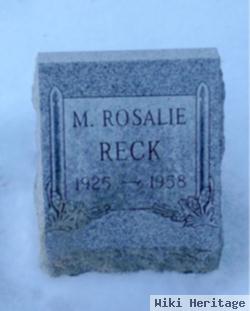 M Rosalie Reck