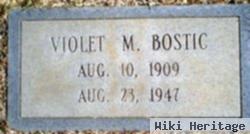 Violet M Bostic