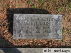 Frances E. "fannie" Aughtry Stevenson