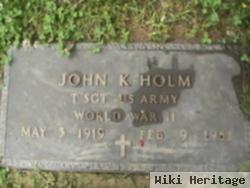 John K Holm