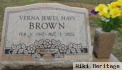 Verna Jewel Hays Brown