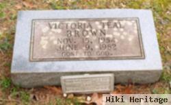 Victoria Teal Brown