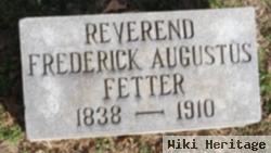 Rev Frederick Augustus Fetter