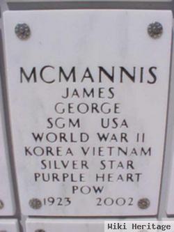 Sgt James George Mcmannis