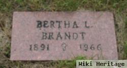 Bertha L Brandt