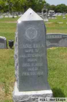 Sarah Ella "sadie" Williams Stewart