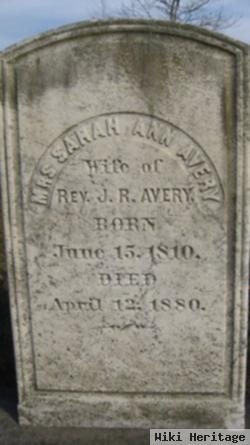 Sarah Ann Skidmore Avery