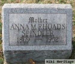 Anna M Rhoads Spindler