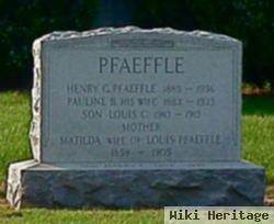 Henry G. Pfaeffle