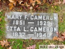 Mary F. Cheeseman Cameron