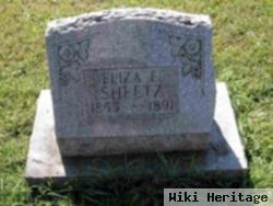 Eliza E Sheetz