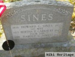 Harold G Sines