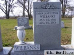 Emma Jane Letner Wilbanks