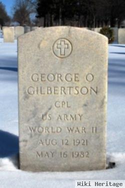 George O Gilbertson