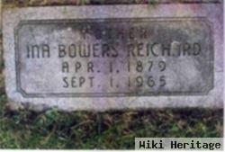 Mrs Ina Ann Viola Bowers Reichard