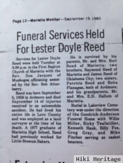 Lester Doyle Reed