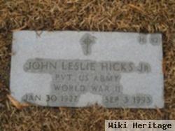 John Leslie Hicks, Jr