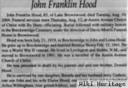 John Franklin Hood