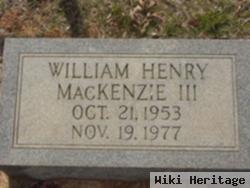 William Henry Mackenzie, Iii