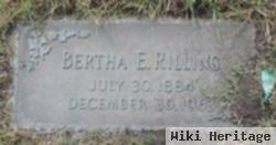 Bertha E Beckner Rilling