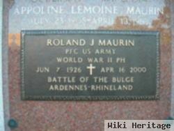 Pfc Roland J Maurin