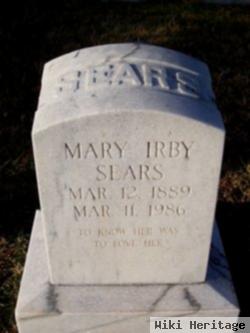 Mary Irby Sears