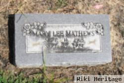 Mary Lee Mathews