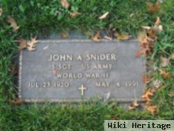 John A. Snider