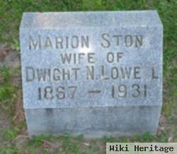 Marion Stone Lowell