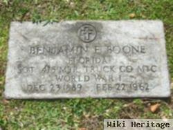 Benjamin F Boone