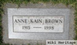 Anne Kain Brown