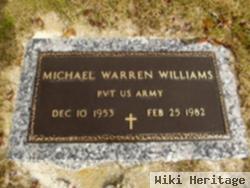 Pvt Michael Warren Williams